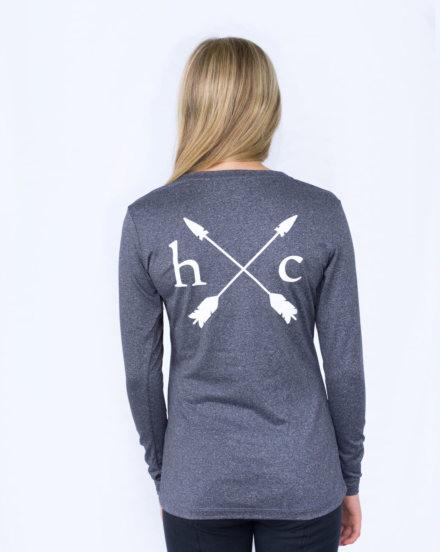 Long Sleeve Essential Pocket Tee - Dark Heather Grey