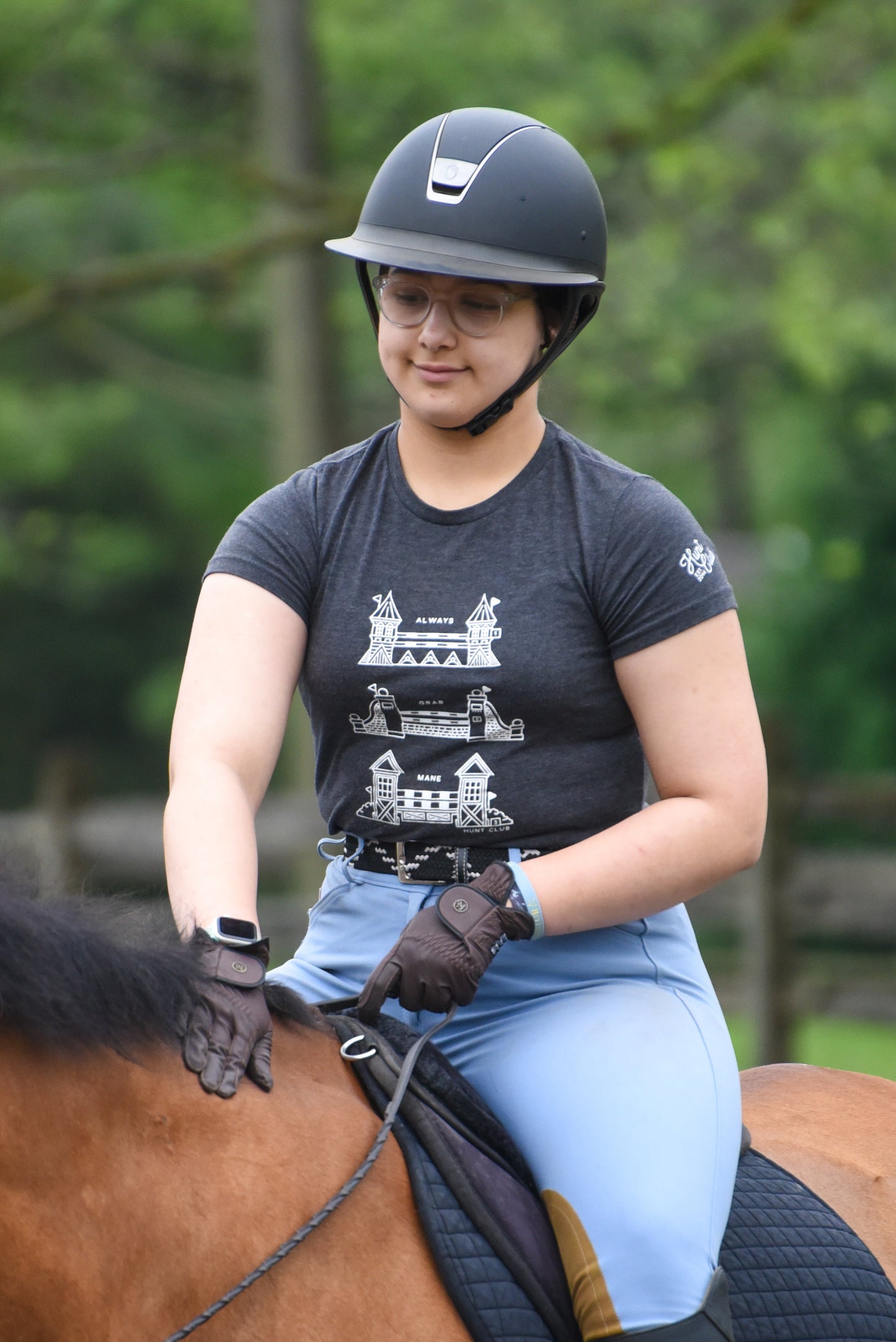 Grab Mane Tee - Heather Grey