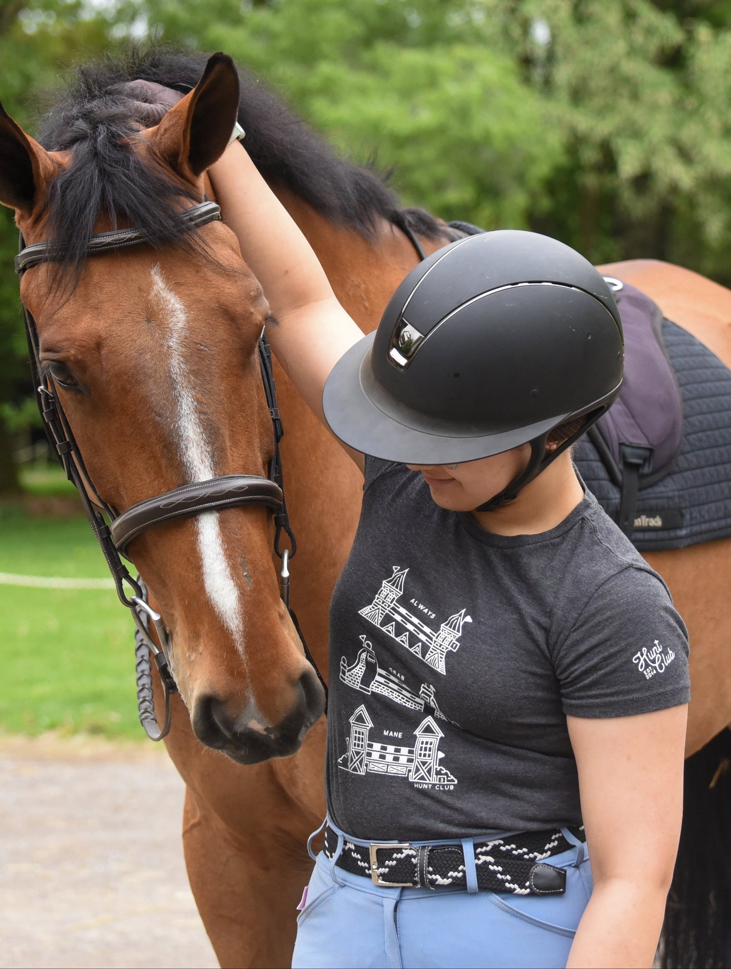 Grab Mane Tee - Heather Grey