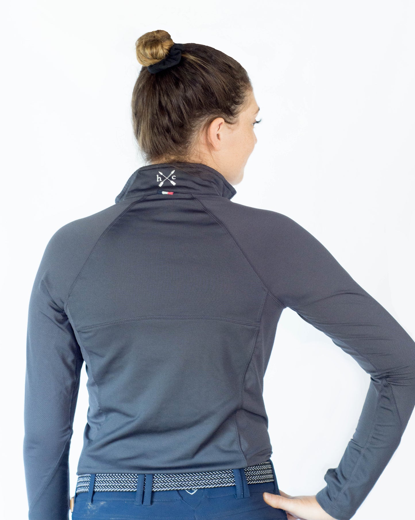 Women's Performance 1/4 Zip Pullover - Blue Grey