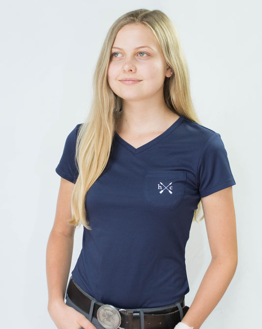 Women's Essential Pocket Tee - Navy