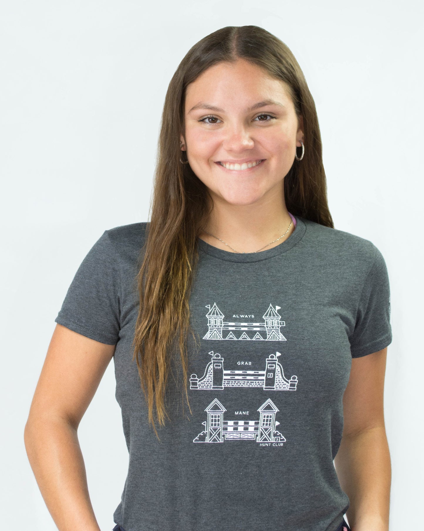 Women's Grab Mane Tee - Heather Grey