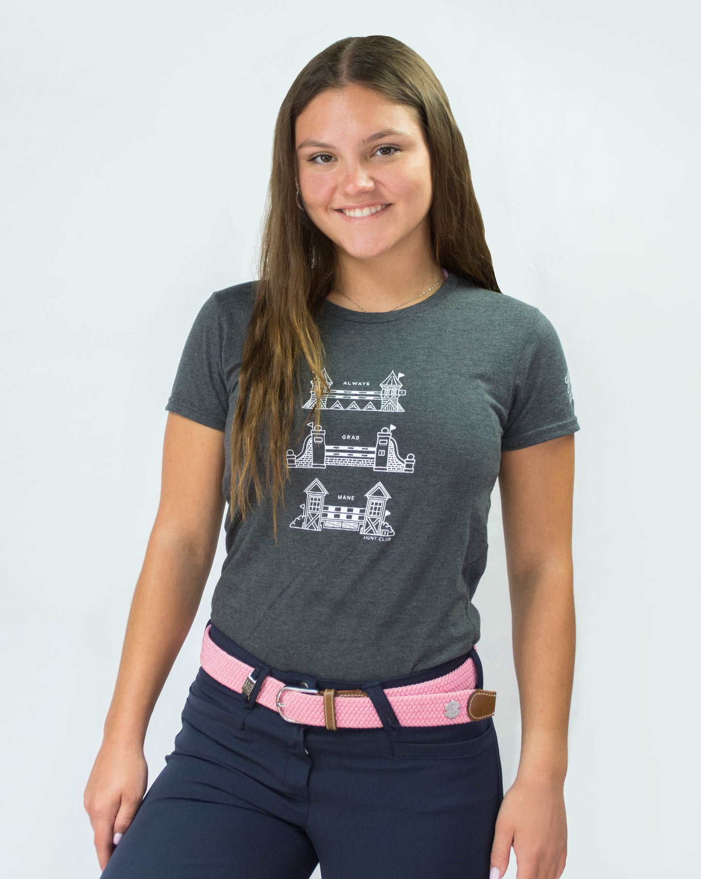 Women's Grab Mane Tee - Heather Grey