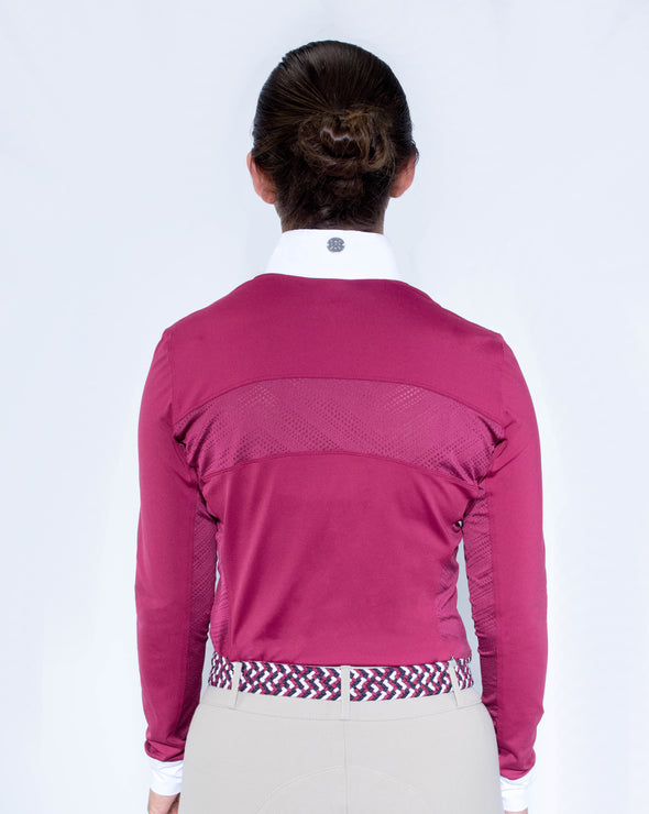 Women's Sterling Show Shirt - Bordeaux