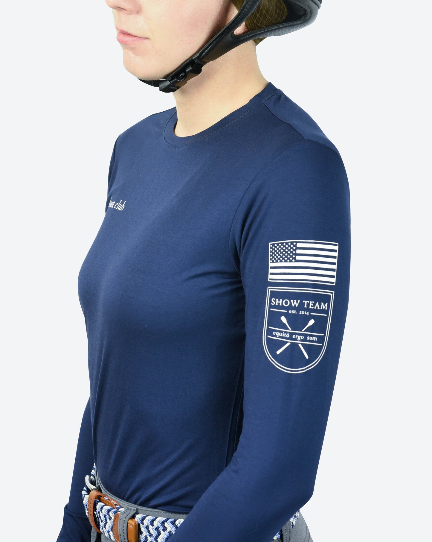 Show Team Long Sleeve Bamboo Tee - Navy